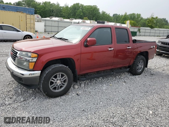 2010 GMC Canyon SLE1 with VIN 1GTJTCDE4A8143006, listed as a Copart auction lot 60853175 with 148,457 mi miles and Salvage title. Bid and sale history available at DreamBid. Image 1.