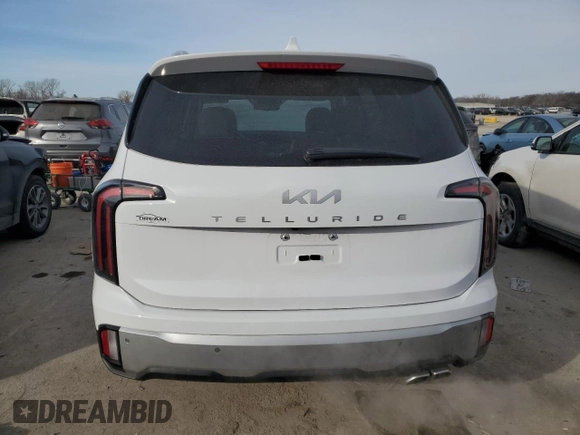 2024 Kia Telluride EX with VIN 5XYP34GC3RG497226, listed as a Copart auction lot 88254825 with 12,110 mi miles and Salvage Title. Bid and sale history available at DreamBid. Image 6.