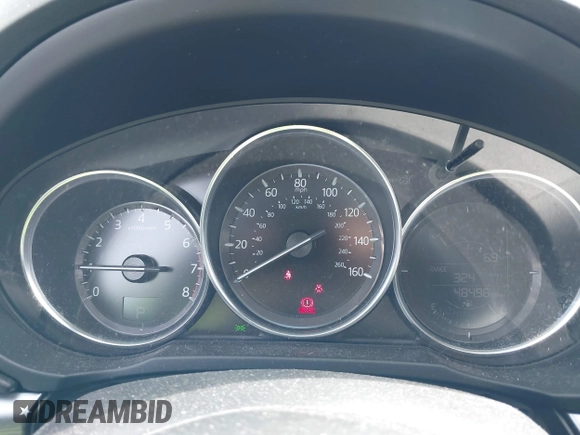 2019 Mazda CX-5 Sport with VIN JM3KFBBM2K0629966, listed as a IAAI auction lot 41953702 with 48,496 mi miles and . Bid and sale history available at DreamBid. Image 7.