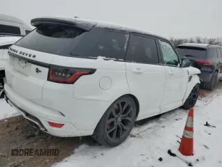 2022 Land Rover Range Rover Sport SVR with VIN SALWZ2RE8NA799997, listed as a Copart auction lot 38238204 with Not Provided miles and Salvage Title. Bid and sale history available at DreamBid. Image 3.