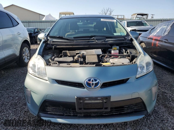 2012 Toyota Prius One with VIN JTDKN3DU3C1582795, listed as a Copart auction lot 54000695 with 267,725 mi miles and Clean Title. Bid and sale history available at carsss.com. Image 5.