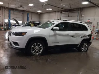 2019 Jeep Cherokee Latitude with VIN 1C4PJMCB7KD142941, listed as a IAAI auction lot 41491536 with 117,840 mi miles. Bid and sale history available at carsss.com. Image 14.