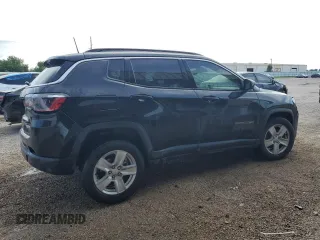 2022 Jeep Compass Latitude with VIN 3C4NJDBB1NT206270, listed as a Copart auction lot 52740675 with 64,709 mi miles and Clean Title. Bid and sale history available at DreamBid. Image 3.