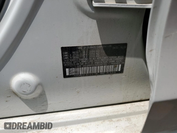 2021 Subaru Legacy z VIN 4S3BWAB68M3006146, wystawiony jako Copart lot #59918845 z przebiegiem 107 494 mil mil oraz Szkoda całkowita • Salvage title. Historia ofert i sprzedaży dostępna na DreamBid. Obrazek 12.