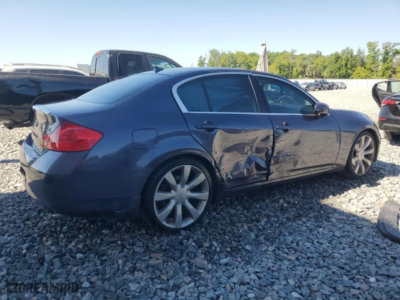 2007 Infiniti G35 Sedan Sport with VIN JNKBV61E77M713468, listed as a Copart auction lot 50605075 with 211,667 mi miles and Salvage Title. Bid and sale history available at carsss.com. Image 3.