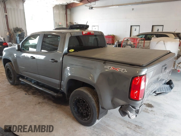 2022 Chevrolet Colorado 4WD Work Truck with VIN 1GCGTBEN8N1181467, listed as a IAAI auction lot 42411033 with 47,024 mi miles and . Bid and sale history available at DreamBid. Image 3.