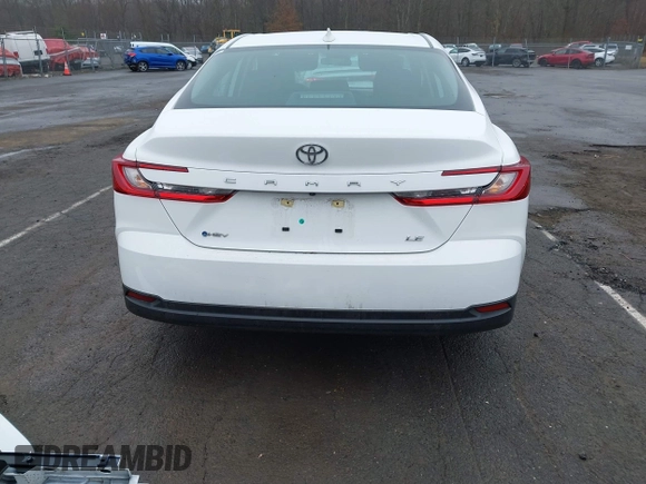 2025 Toyota Camry LE with VIN 4T1DAACK1SU504839, listed as a IAAI auction lot 41845964 with 11,934 mi miles and . Bid and sale history available at DreamBid. Image 17.