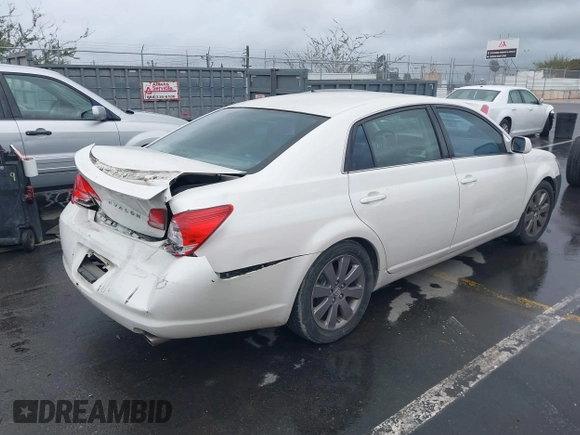 2007 Toyota Avalon XL with VIN 4T1BK36B87U195549, listed as a IAAI auction lot 41799801 with 161,737 mi miles. Bid and sale history available at carsss.com. Image 4.