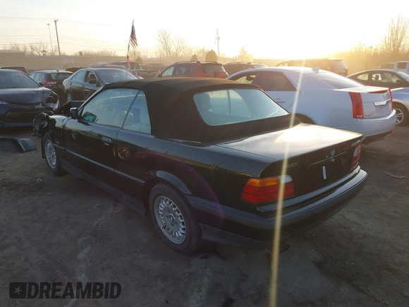 1995 BMW 3 Series 325iC with VIN WBABJ6328SJD38619, listed as a IAAI auction lot 41785146 with 93,742 mi miles. Bid and sale history available at carsss.com. Image 3.