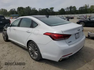 2015 Hyundai Genesis 3.8L with VIN KMHGN4JE3FU033542, listed as a Copart auction lot 70223024 with 137,834 mi miles and Salvage Title. Bid and sale history available at carsss.com. Image 2.