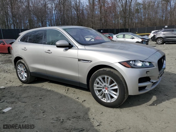 2017 Jaguar F-PACE 35t Prestige with VIN SADCK2BVXHA060972, listed as a Copart auction lot 48649505 with 48,055 mi miles and Salvage Title. Bid and sale history available at carsss.com. Image 4.