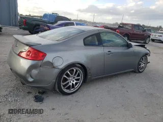2006 Infiniti G35 Coupe with VIN JNKCV54E26M713872, listed as a Copart auction lot 88255805 with 91,489 mi miles and Salvage Title. Bid and sale history available at carsss.com. Image 3.