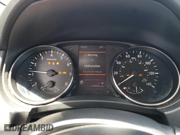2020 Nissan Rogue SV with VIN KNMAT2MT5LP541763, listed as a Copart auction lot 60808755 with 119,095 mi miles and Clean title. Bid and sale history available at DreamBid. Image 9.