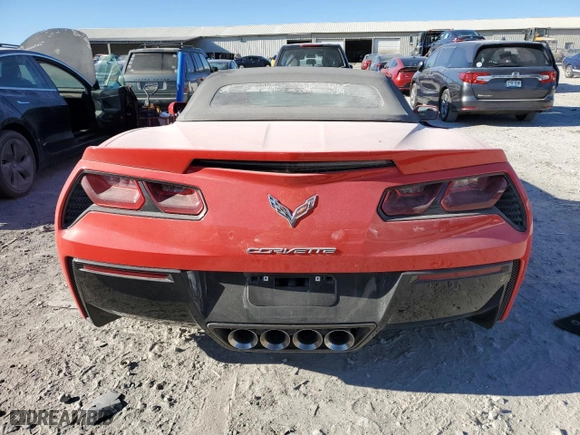 2014 Chevrolet Corvette Stingray Z51 3LT with VIN 1G1YM3D76E5133848, listed as a Copart auction lot 83348284 with 8,803 mi miles and Salvage Title. Bid and sale history available at carsss.com. Image 6.