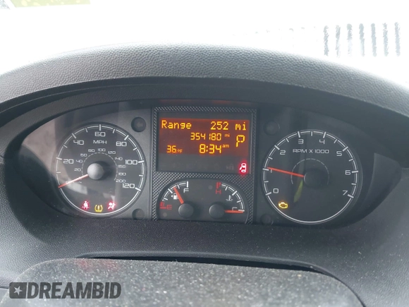 2015 Ram ProMaster Cargo with VIN 3C6URVJGXFE515112, listed as a IAAI auction lot 42016032 with 354,180 mi miles. Bid and sale history available at carsss.com. Image 7.