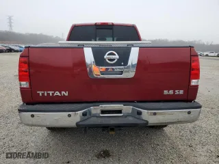 2008 Nissan Titan XE with VIN 1N6AA06C98N336311, listed as a Copart auction lot 43977905 with 191,659 mi miles and Clean Title. Bid and sale history available at carsss.com. Image 6.