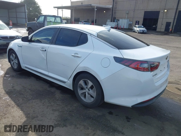 2016 Kia Optima Hybrid with VIN KNAGM4AD2G5094596, listed as a IAAI auction lot 41826923 with 146,240 mi miles. Bid and sale history available at carsss.com. Image 3.