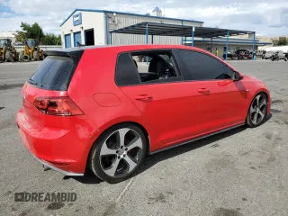 2016 Volkswagen Golf GTI SE with VIN 3VW5T7AU2GM016597, listed as a Copart auction lot 72164374 with 61,789 mi miles and Non Repairable. Bid and sale history available at carsss.com. Image 3.