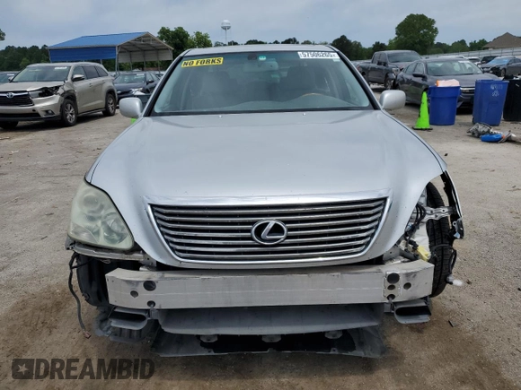 2005 Lexus LS 430 z VIN JTHBN36F555026755, wystawiony jako Copart lot #57506265 z przebiegiem 298 498 mil mil oraz Szkoda całkowita • Salvage title. Historia ofert i sprzedaży dostępna na DreamBid. Obrazek 5.