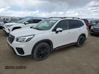 2020 Subaru Forester Special Sports with VIN JF2SKARC8LH606112, listed as a Copart auction lot 48383745 with 40,187 mi miles and Salvage title. Bid and sale history available at DreamBid. Image 1.