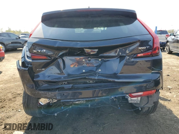 2023 Cadillac XT4 AWD Premium Luxury with VIN 1GYFZDR47PF104600, listed as a Copart auction lot 75868224 with 39,963 mi miles and Non Repairable. Bid and sale history available at carsss.com. Image 6.