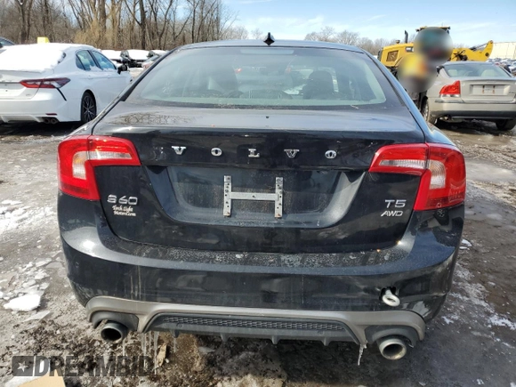 2017 Volvo S60 Dynamic with VIN YV140MTL5H2431586, listed as a Copart auction lot 45153205 with 92,781 mi miles and Salvage Title. Bid and sale history available at carsss.com. Image 6.