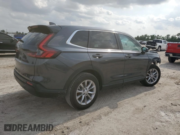 2025 Honda CR-V EX-L with VIN 7FARS4H75SE008095, listed as a Copart auction lot 54752185 with 9,309 mi miles and Salvage Title. Bid and sale history available at DreamBid. Image 3.