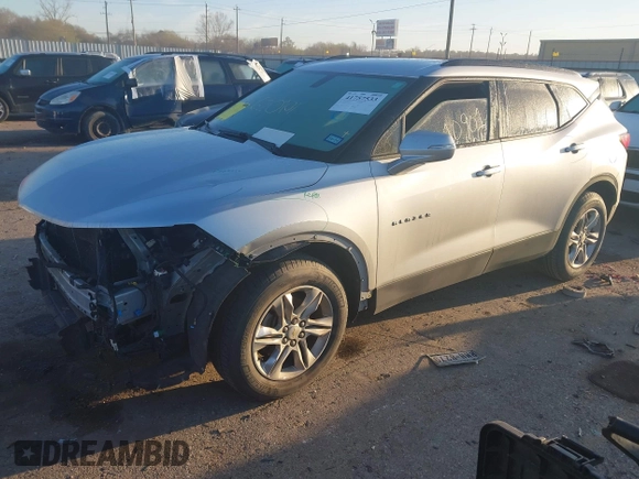 2020 Chevrolet Blazer LT with VIN 3GNKBCR44LS615357, listed as a IAAI auction lot 41757533 with 112,502 mi miles and . Bid and sale history available at DreamBid. Image 17.