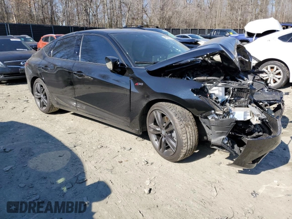 2024 Acura Integra w/A-Spec Package with VIN 19UDE4H34RA014372, listed as a Copart auction lot 46291205 with Not Provided miles and Salvage Title. Bid and sale history available at carsss.com. Image 4.