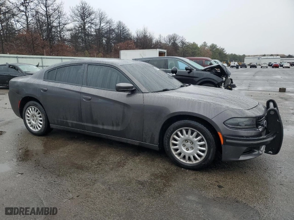 2020 Dodge Charger Police with VIN 2C3CDXKT3LH127489, listed as a Copart auction lot 43603385 with 126,645 mi miles and Salvage Title. Bid and sale history available at carsss.com. Image 4.