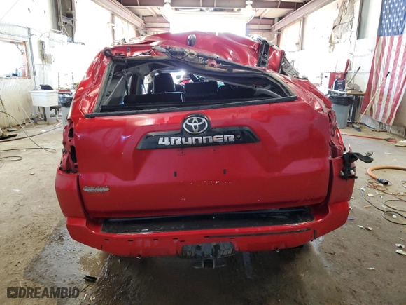 2020 Toyota 4Runner SR5 with VIN JTEBU5JR3L5775533, listed as a Copart auction lot 75558263 with 105,926 mi miles and Salvage Title. Bid and sale history available at carsss.com. Image 6.