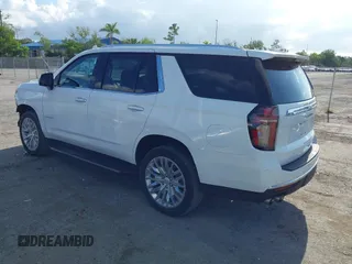 2023 Chevrolet Tahoe Premier with VIN 1GNSKSKD0PR453465, listed as a IAAI auction lot 42512099 with 23,252 mi miles and . Bid and sale history available at DreamBid. Image 3.