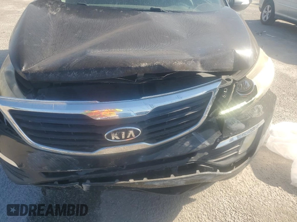 2011 Kia Sportage EX with VIN KNDPC3A29B7145281, listed as a Copart auction lot 54597505 with 32,468 mi miles and Salvage title. Bid and sale history available at DreamBid. Image 12.