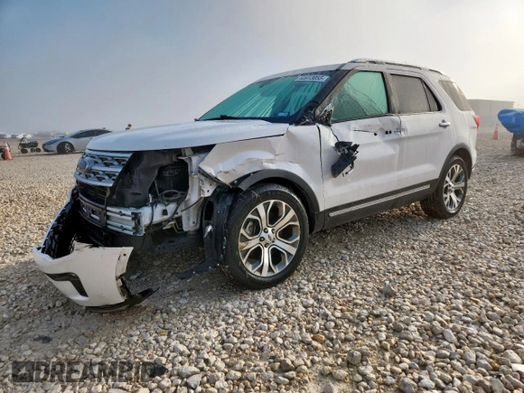 2019 Ford Explorer Limited with VIN 1FM5K7F8XKGA71847, listed as a Copart auction lot 60913055 with 89,329 mi miles and Salvage title. Bid and sale history available at DreamBid. Image 1.