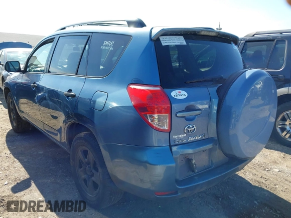 2006 Toyota RAV4 with VIN JTMBD33V165038550, listed as a IAAI auction lot 42007098 with 298,317 mi miles. Bid and sale history available at carsss.com. Image 3.