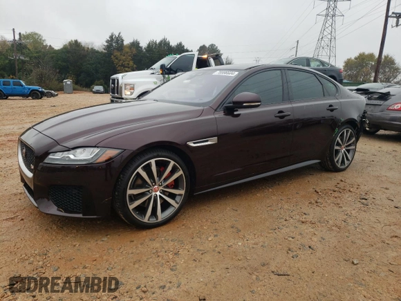2017 Jaguar XF S with VIN SAJBG4BV6HCY34273, listed as a Copart auction lot 78996604 with 66,620 mi miles and Salvage Title. Bid and sale history available at carsss.com. Image 1.