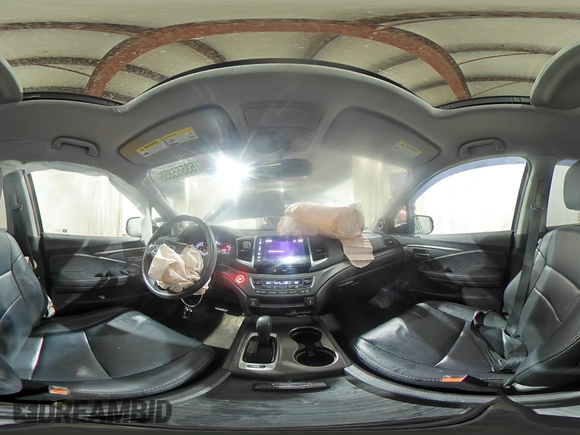 2017 Honda Pilot EX-L with VIN 5FNYF6H51HB086131, listed as a Copart auction lot 53555855 with 133,050 mi miles and Salvage Title. Bid and sale history available at DreamBid. Image 15.