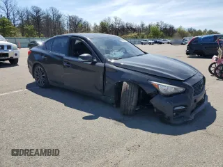 2017 Infiniti Q50 Red Sport 400 z VIN JN1FV7AR1HM870851, wystawiony jako Copart lot #56178215 z przebiegiem 106 468 mil mil oraz Nie do naprawy • Non repairable. Historia ofert i sprzedaży dostępna na DreamBid. Obrazek 4.
