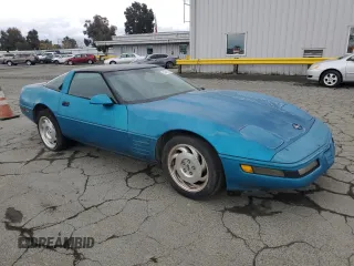 1993 Chevrolet Corvette with VIN 1G1YY23P1P5101411, listed as a Copart auction lot 53400105 with 0 mi miles and Clean Title. Bid and sale history available at carsss.com. Image 4.