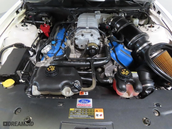 2011 Ford Mustang GT500 with VIN 1ZVBP8JS8B5154011, listed as a Copart auction lot 52013765 with 20,963 mi miles and Salvage Title. Bid and sale history available at carsss.com. Image 7.