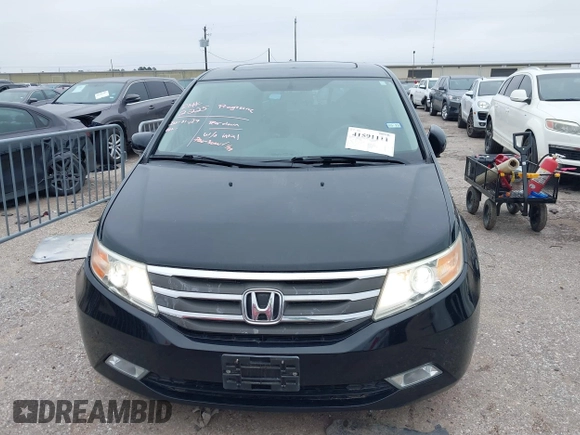 2013 Honda Odyssey Touring with VIN 5FNRL5H9XDB073706, listed as a IAAI auction lot 41591111 with 158,305 mi miles and . Bid and sale history available at carsss.com. Image 12.