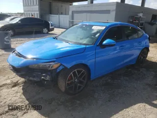 2023 Honda Civic Sport Touring with VIN 19XFL1G86PE003764, listed as a Copart auction lot 61874765 with 27,378 mi miles and Non repairable. Bid and sale history available at DreamBid. Image 1.