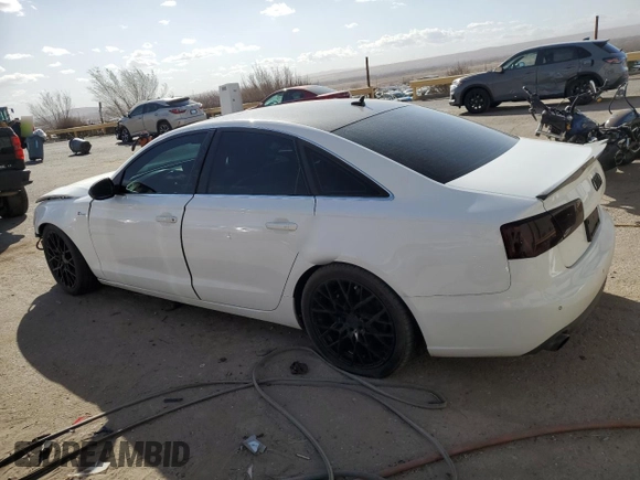 2012 Audi A6 3.0T Premium Plus with VIN WAUGGAFC3CN035282, listed as a Copart auction lot 47581675 with 126,733 mi miles and Salvage Title. Bid and sale history available at carsss.com. Image 2.