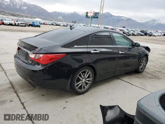2012 Hyundai Sonata Limited with VIN 5NPEC4AB4CH368693, listed as a Copart auction lot 51092005 with 190,425 mi miles and Salvage Title. Bid and sale history available at DreamBid. Image 3.