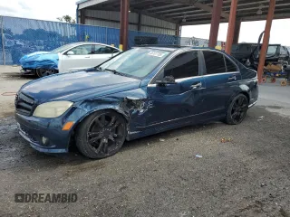 2010 Mercedes-Benz C 300 Sport with VIN WDDGF5EB6AF377053, listed as a Copart auction lot 55107705 with 202,956 mi miles and Salvage Title. Bid and sale history available at DreamBid. Image 1.