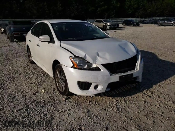 2015 Nissan Sentra SR with VIN 3N1AB7AP1FY346482, listed as a Copart auction lot 53758305 with 69,841 mi miles and Salvage Title. Bid and sale history available at DreamBid. Image 14.