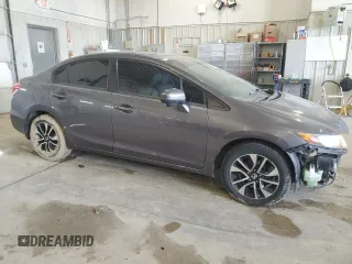 2014 Honda Civic Sedan EX with VIN 19XFB2F89EE047734, listed as a Copart auction lot 52445725 with 96,822 mi miles and Salvage Title. Bid and sale history available at carsss.com. Image 4.