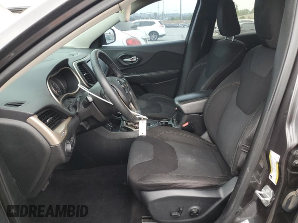 2015 Jeep Cherokee Latitude with VIN 1C4PJLCB6FW766637, listed as a Copart auction lot 53584485 with 128,168 mi miles and Salvage Title. Bid and sale history available at carsss.com. Image 7.