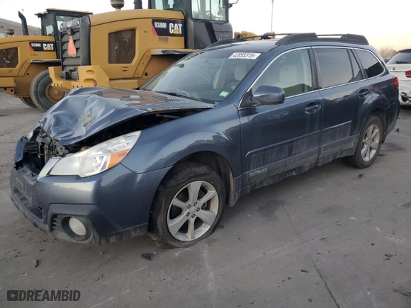 2013 Subaru Outback 2.5i Premium with VIN 4S4BRCGC3D3291707, listed as a Copart auction lot 42055315 with 172,095 mi miles and Salvage Title. Bid and sale history available at carsss.com. Image 1.