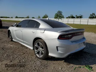 2021 Dodge Charger R/T with VIN 2C3CDXCT8MH552965, listed as a Copart auction lot 52146815 with 89,794 mi miles and Salvage title. Bid and sale history available at DreamBid. Image 2.